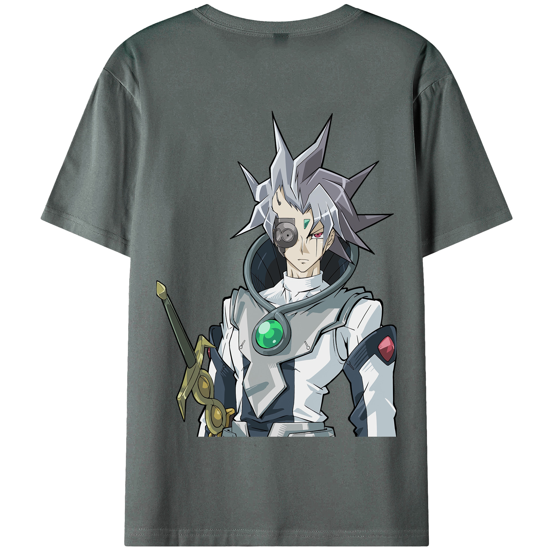 （画像用） 遊☆戯☆王 Yu-Gi-Oh! 綿100％半袖Tシャツ（背面プリント）